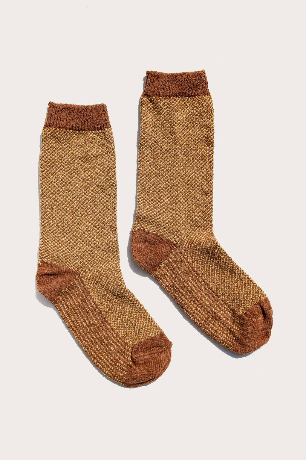Helix Sock | Ochre