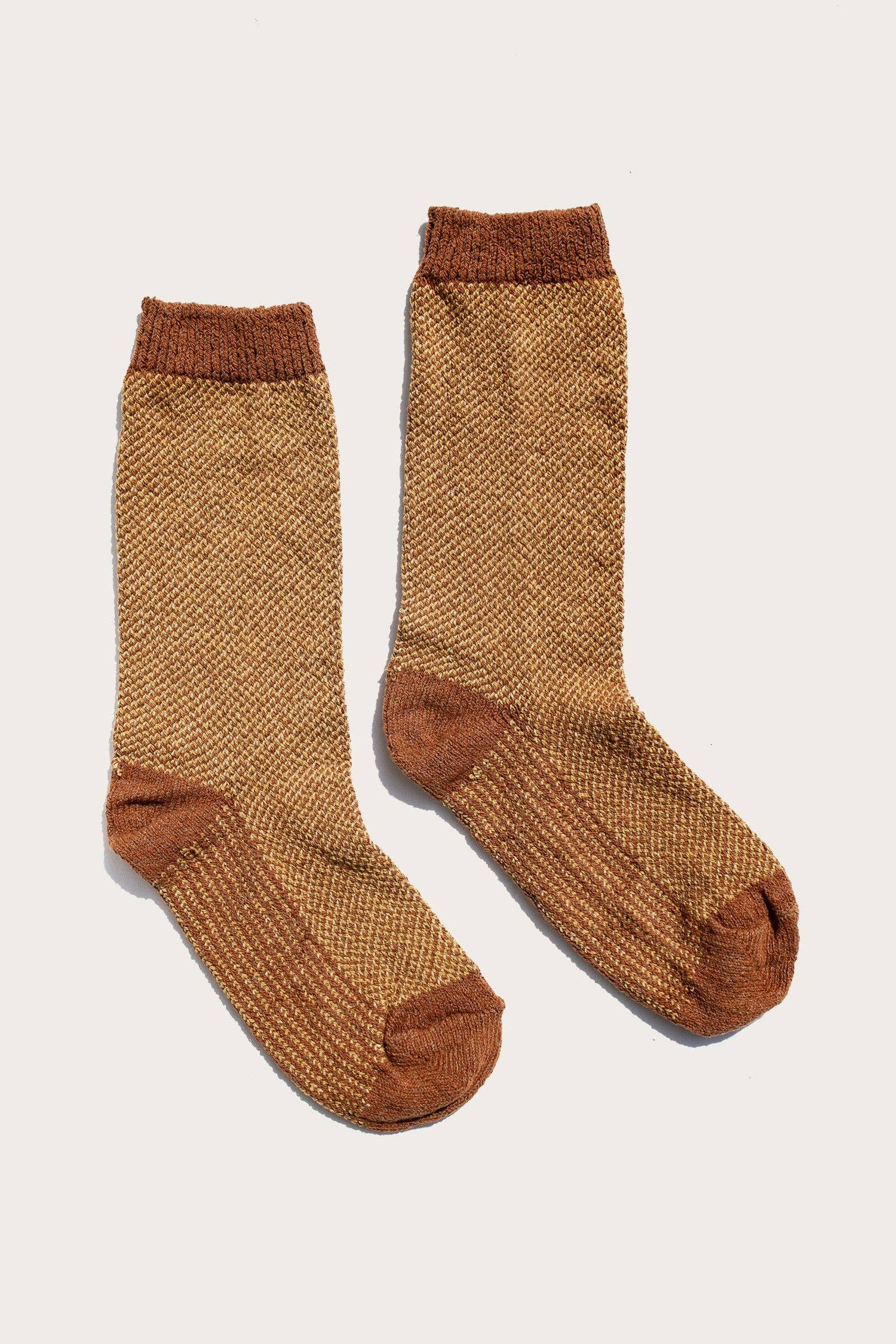 Helix Sock | Ochre