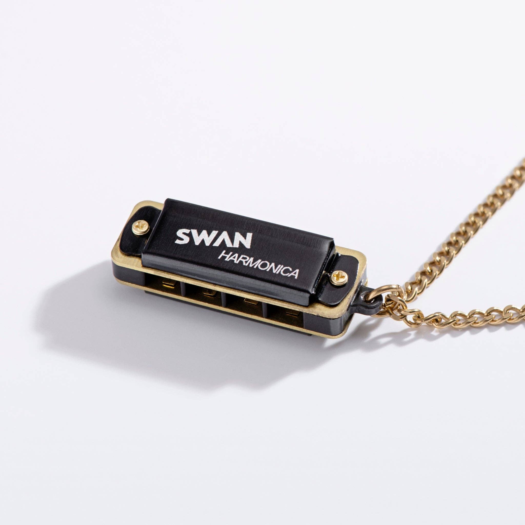 Harmonica Necklace | 18k gold plated