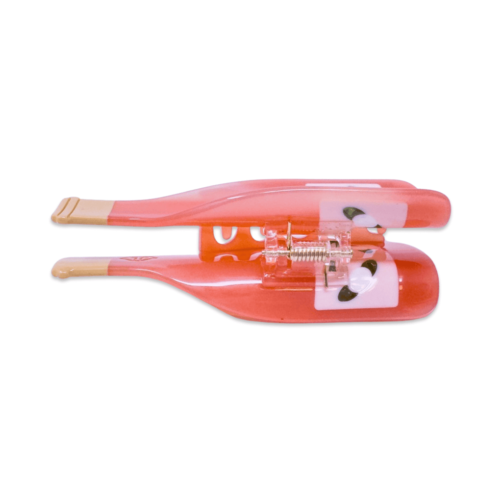 Large Rose Wine Bottle Hair Claw Clip