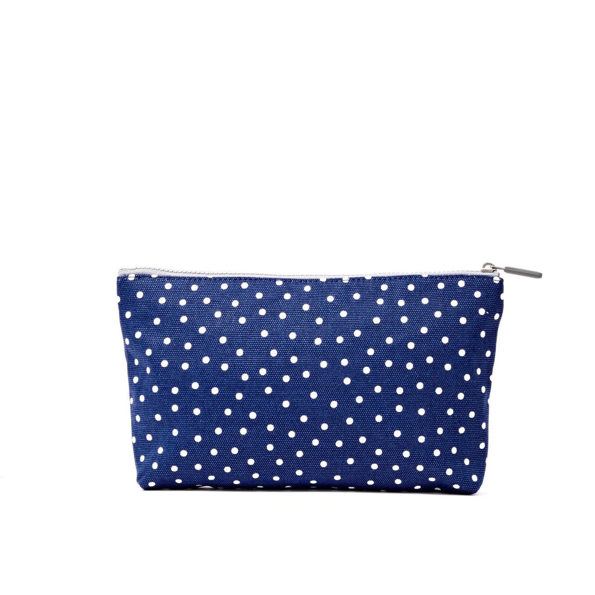Maida | Navy Polka | Cotton Canvas