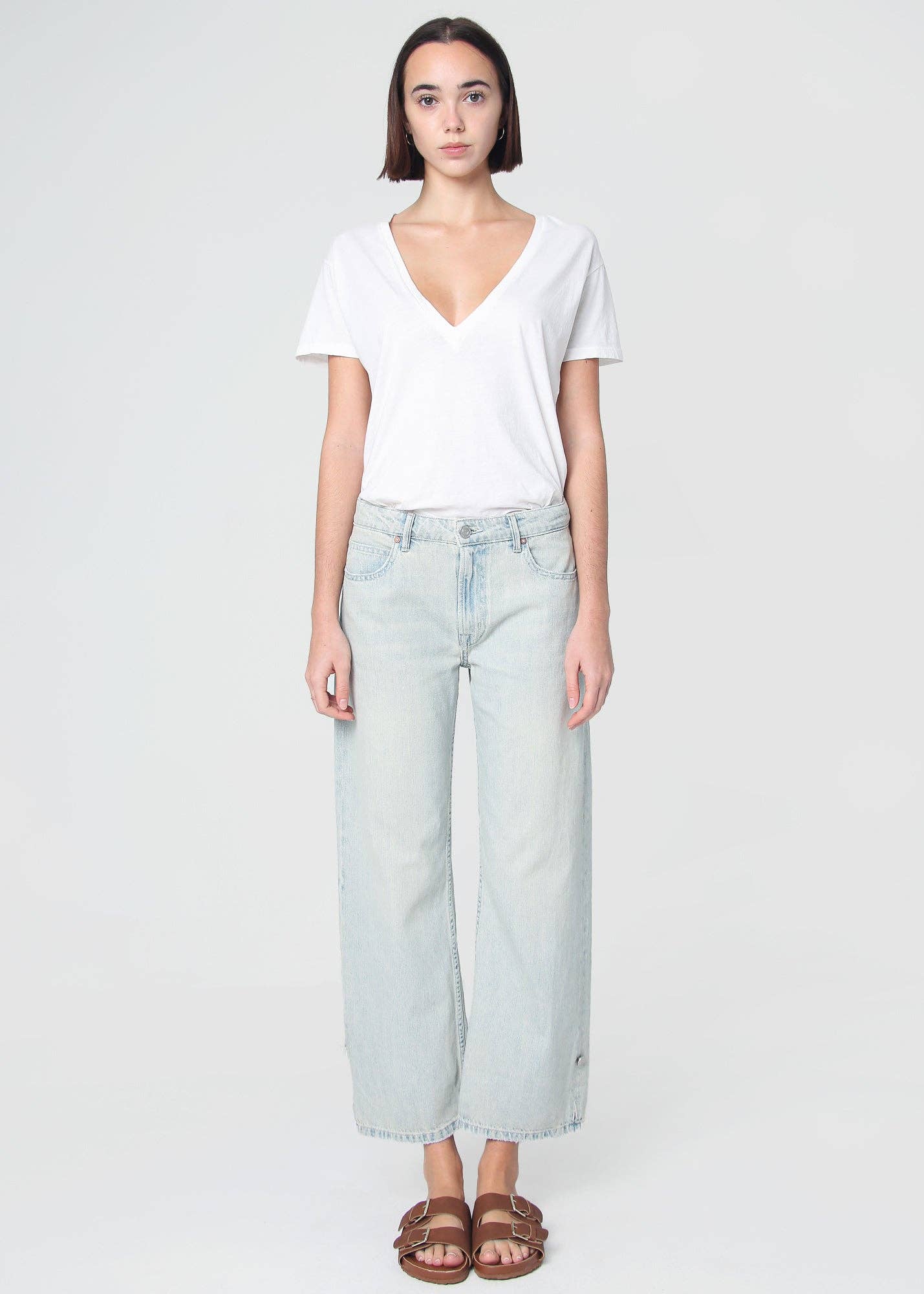 Nina Fold-Up Straight Jean - Cookeville