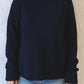 Nova Mock Neck Sweater | Navy