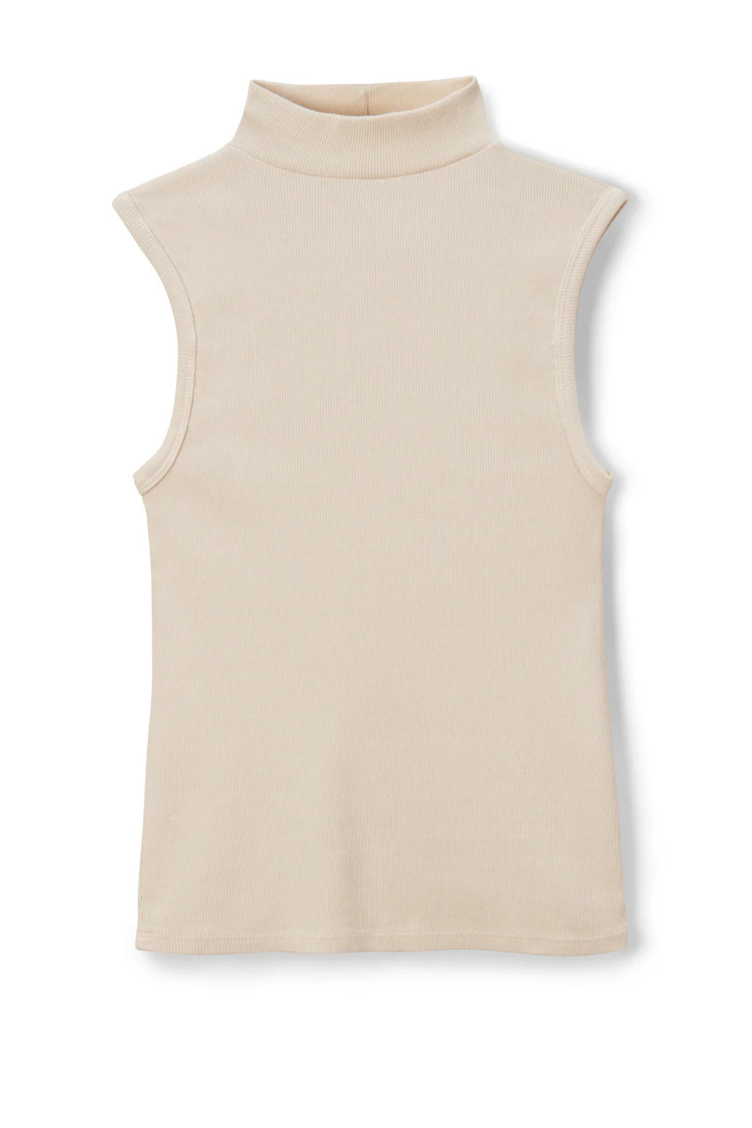 Mel Ribbed Mock Neck Tank | Sugar