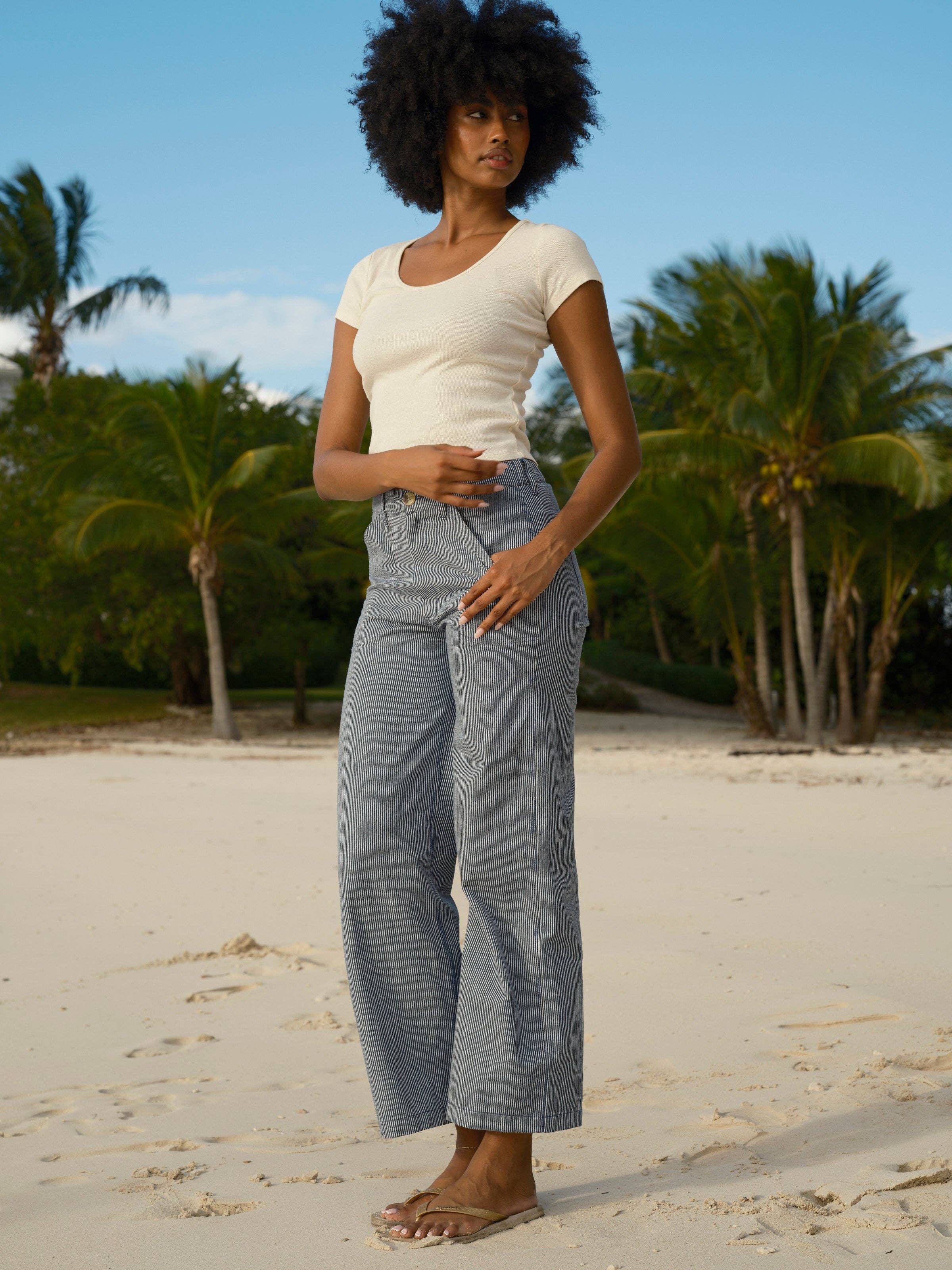 Painter Pants: Railroad Stripe