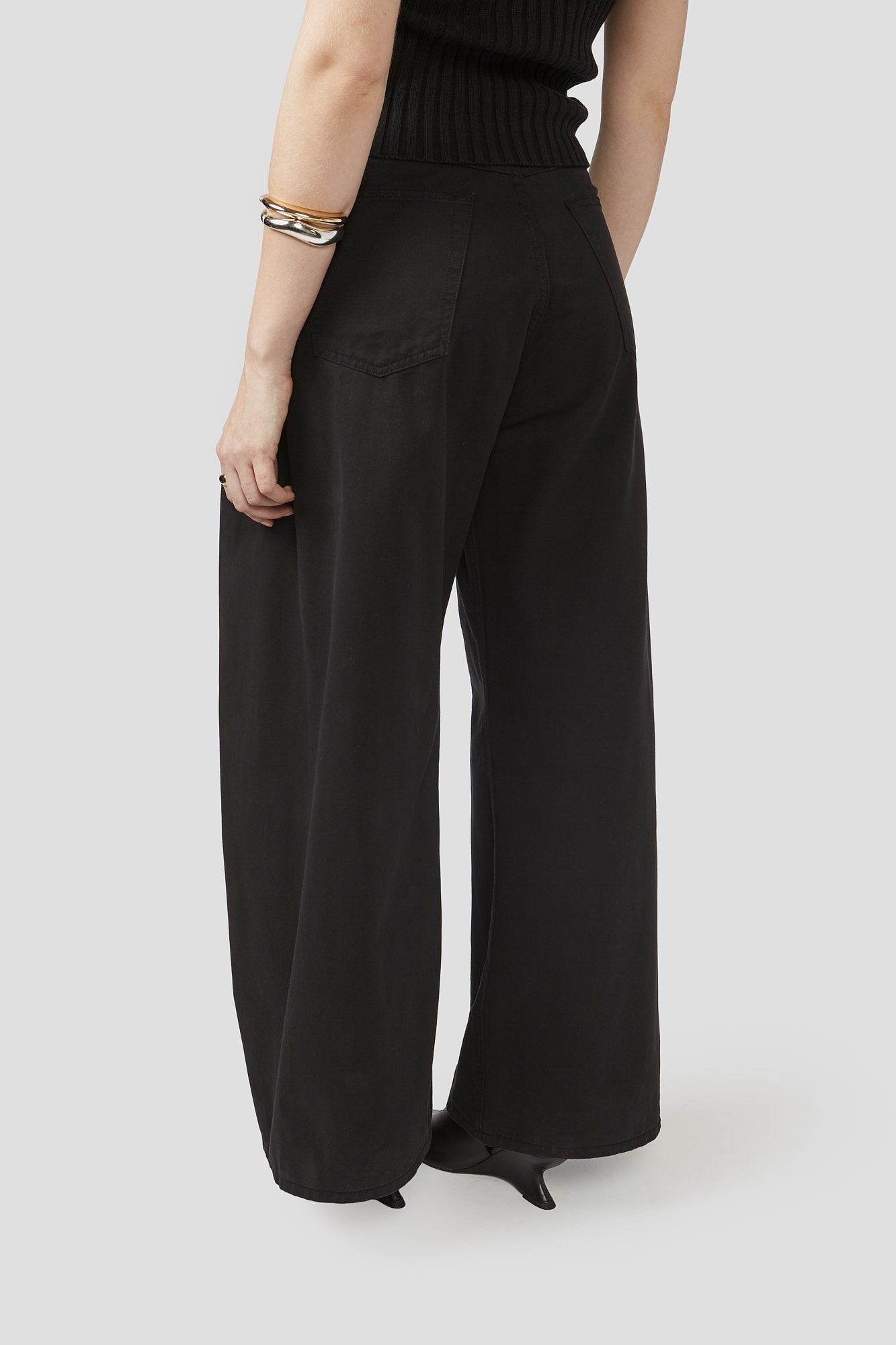 Fortune Wide Leg Trousers | Black
