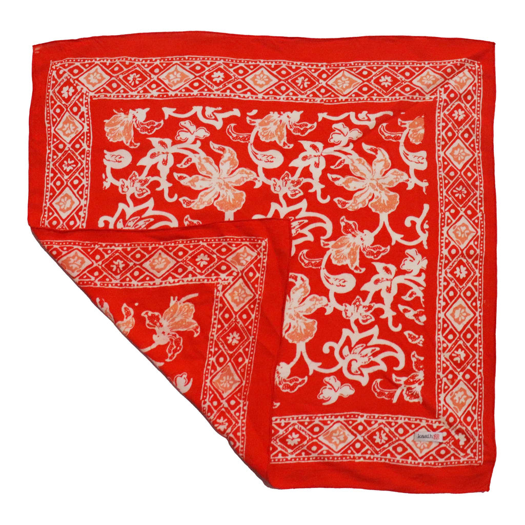 Batik Bandana | Fiery Flora