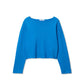 Briana Boat Neck Sweatshirt | Cobalt