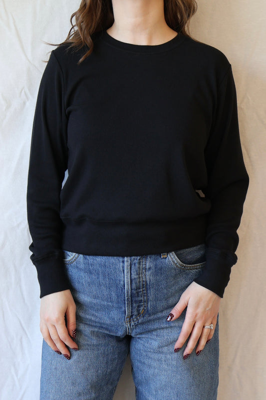 Stef Ribbed Long Sleeve | True Black