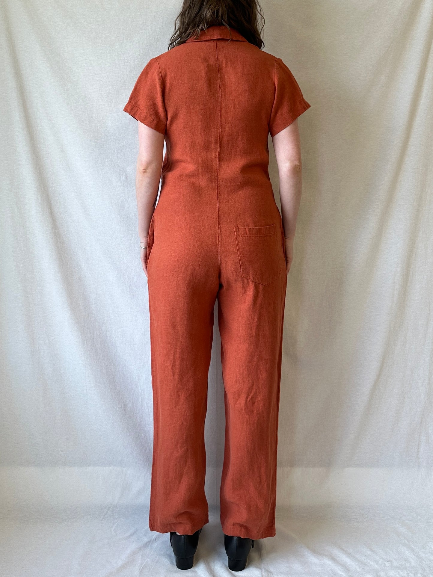 Stillwater Polo Pant Romper | Rooibos Tea