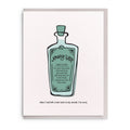 Apology Wash - Letterpress Sympathy Greeting Card
