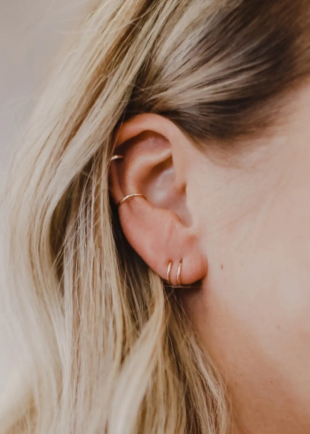 Tiny Twist Earrings | 14kt Gold Fill + Sterling Silver: Larger - 8MM / Classic
