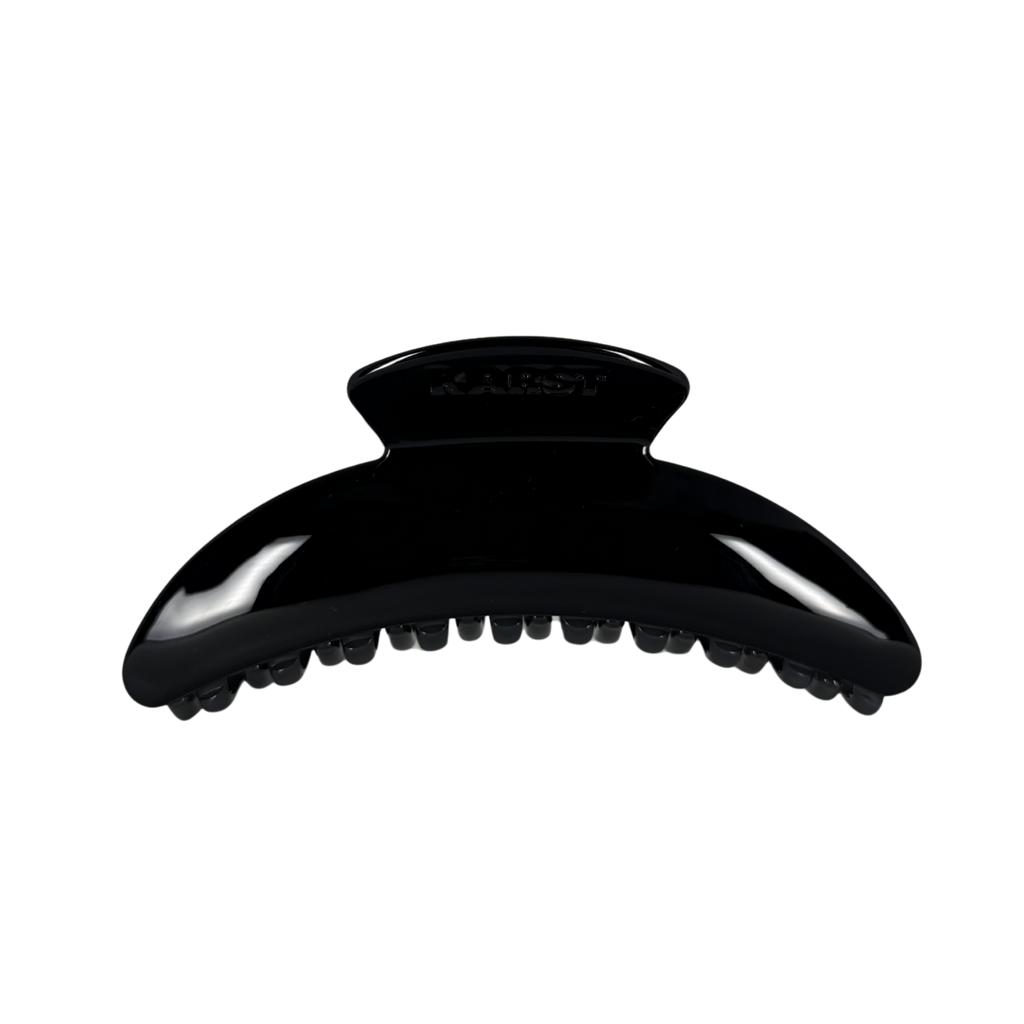 Slim Hair Claw Clip | Noir