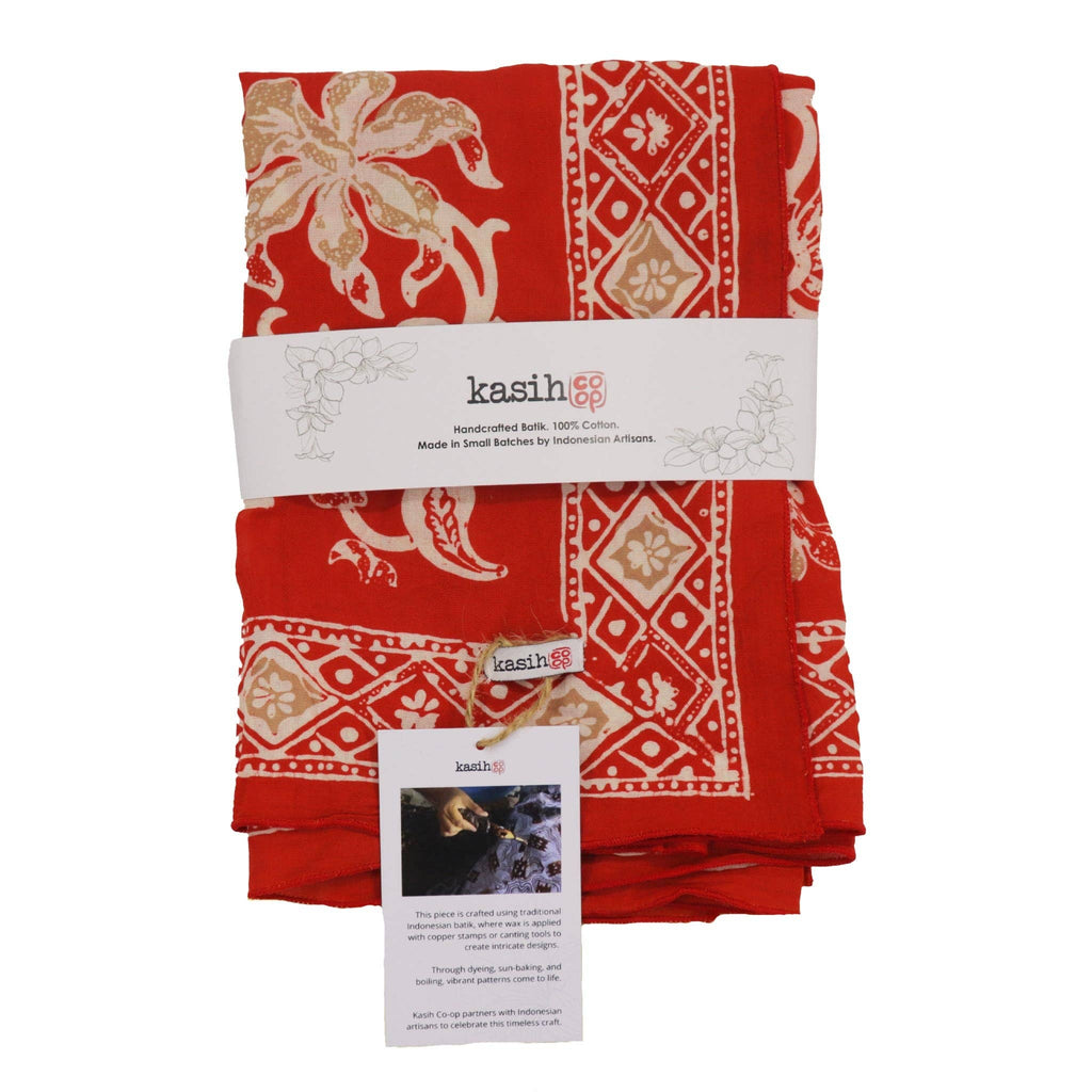 Batik Bandana | Fiery Flora