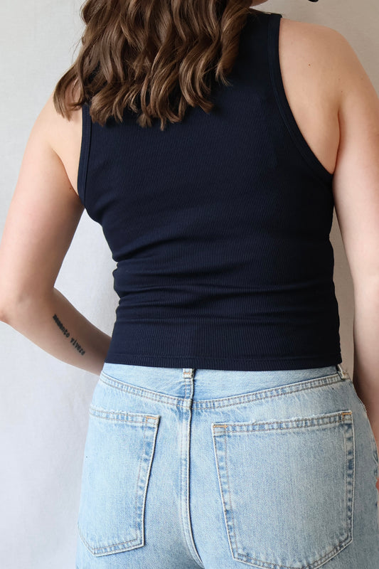 Gigi Tank | Navy