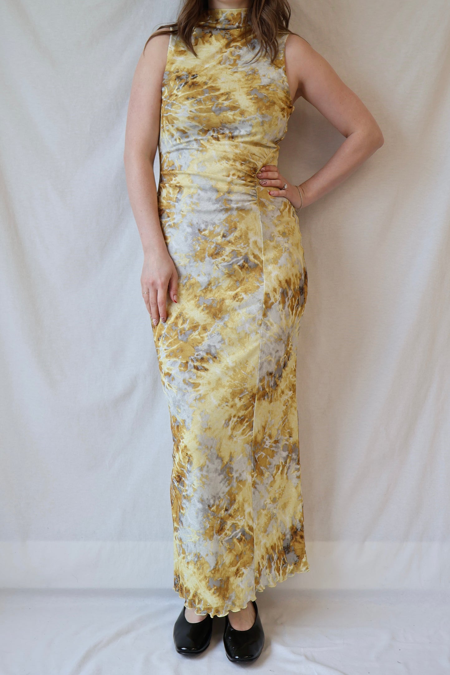 Lumine Mesh Maxi Dress | Lumine
