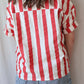 Anna Blouse | Red Stripe