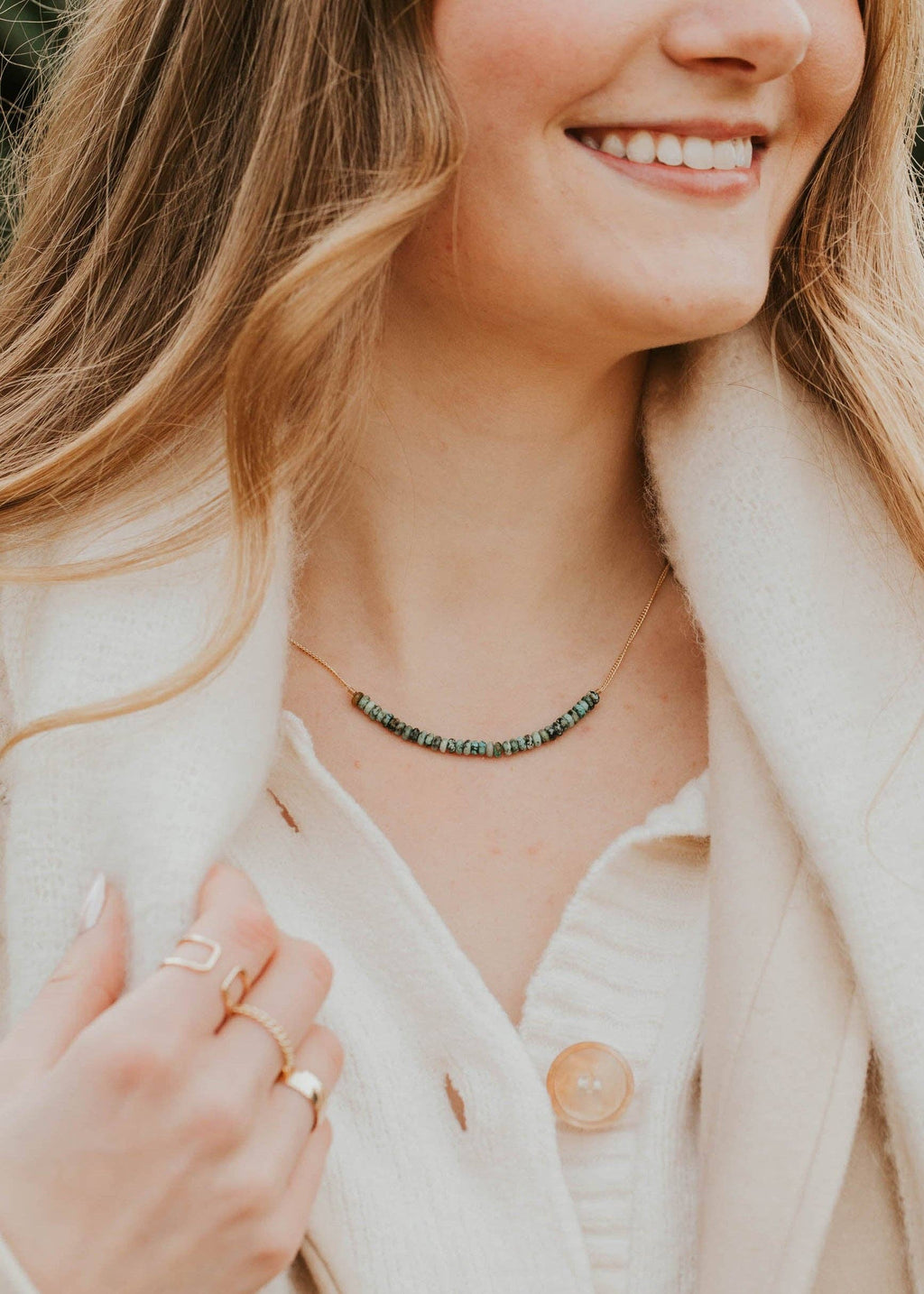 Cypress Arch Necklace | 14kt Gold Fill + Sterling Silver: 14kt Gold Fill | Hello Adorn