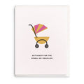 Stroll - Letterpress Baby Greeting Card