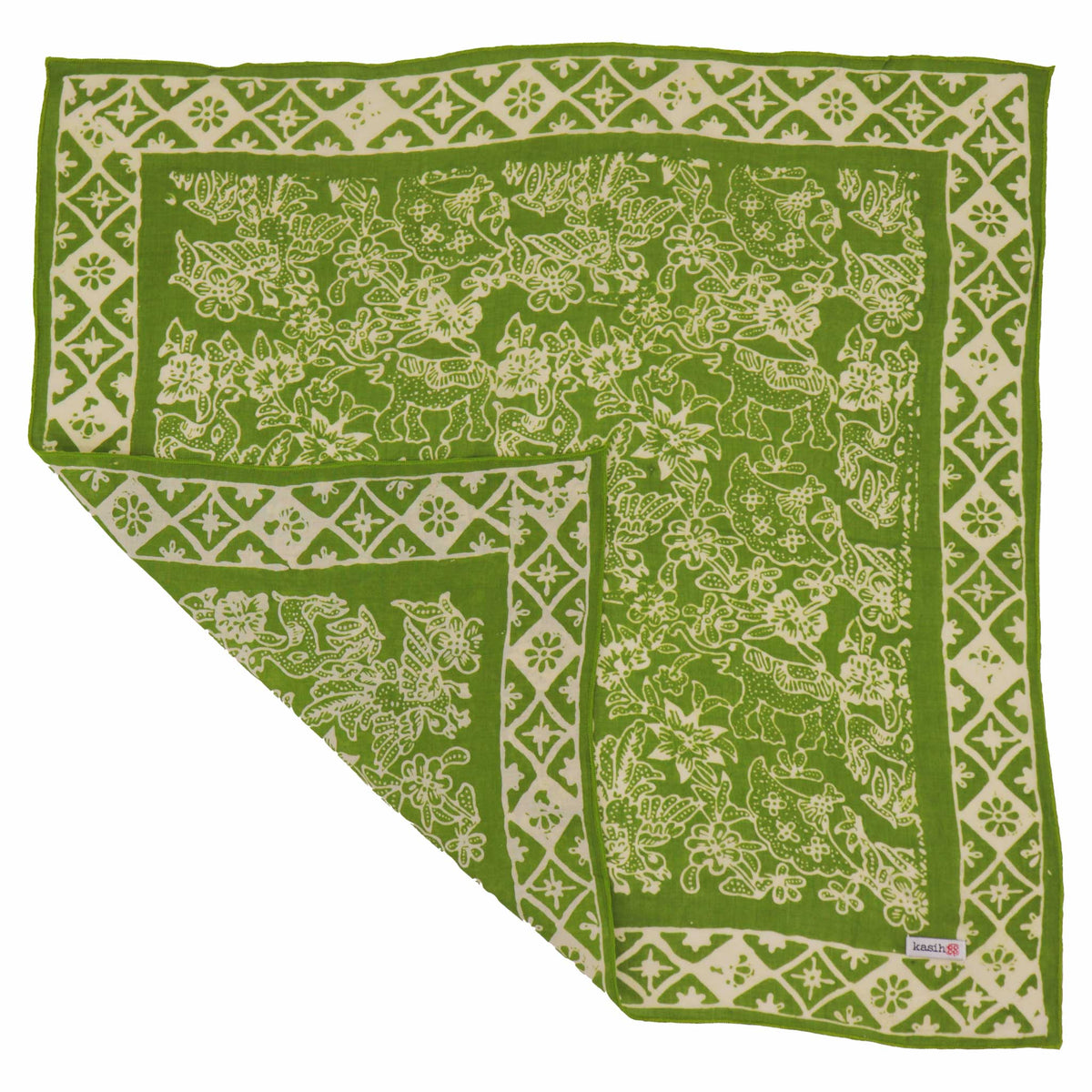 Hand Dyed Batik | Green Serenity