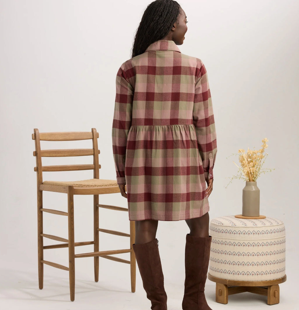 Shae Dress | Flint Plaid
