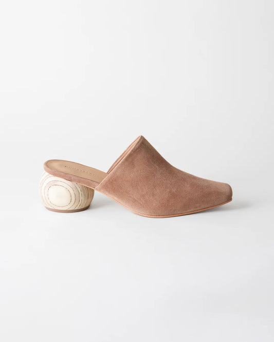 Mina Mule | Latte Suede