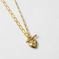 Heart Toggle Necklace | Gold