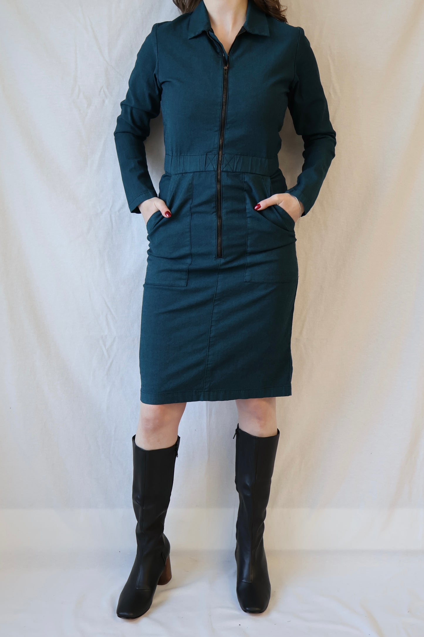 Boiler Dress | Peacock