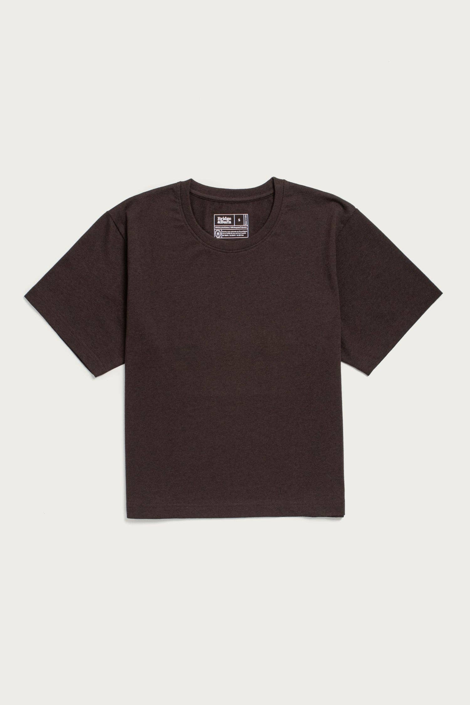 Recycled Boxy Tee | Truffle