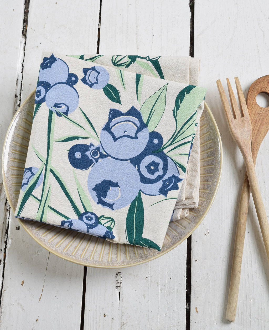 Wild Blueberry Towel - Organic Cotton - Oversized 30 x 30