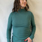 Whidbey Turtleneck | Teal