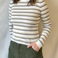 Romi Striped Long Sleeve | Cream