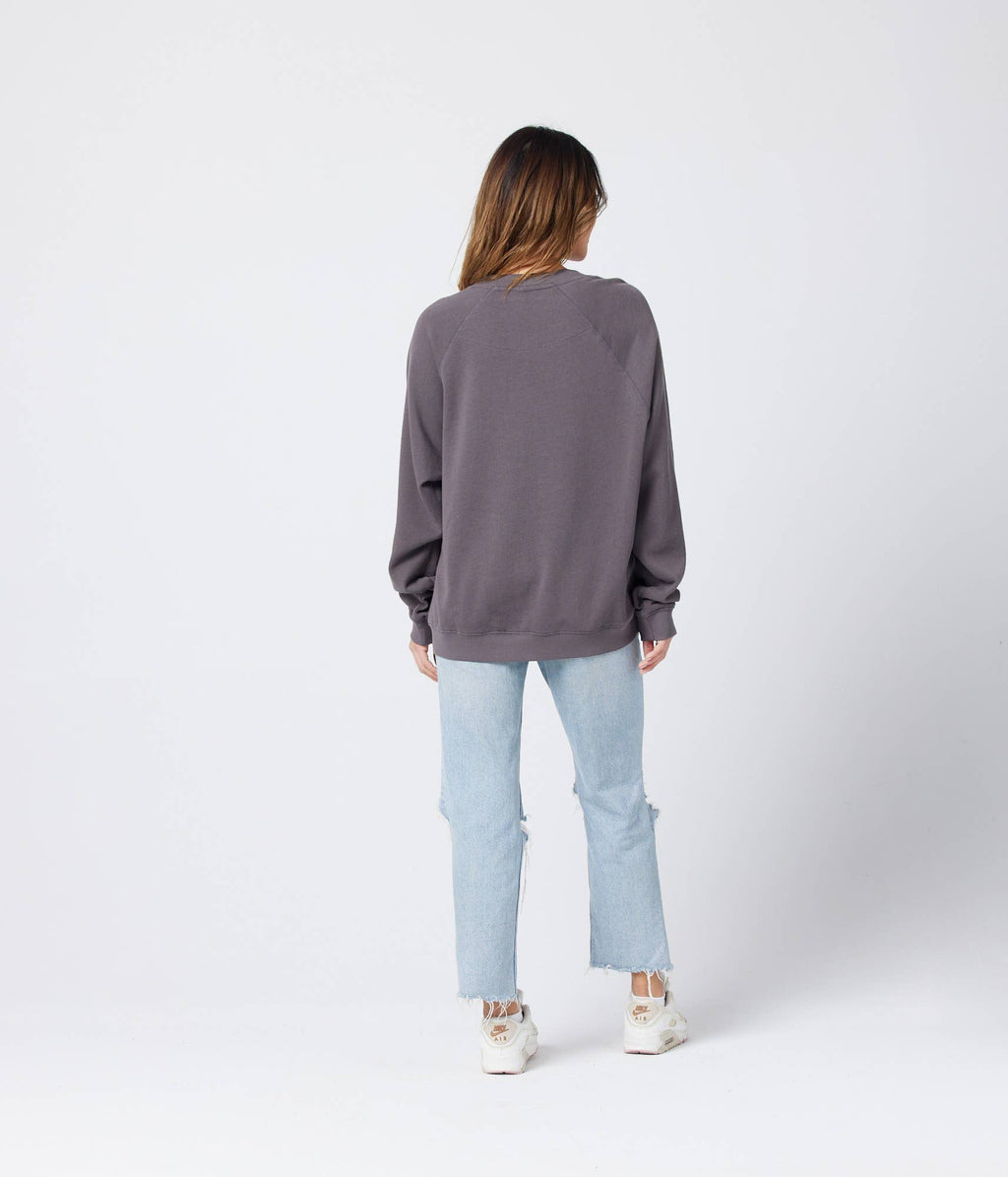 Raglan Sweatshirt | Charcoal Gray