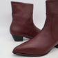 Mae Ankle Boot | Burgundy