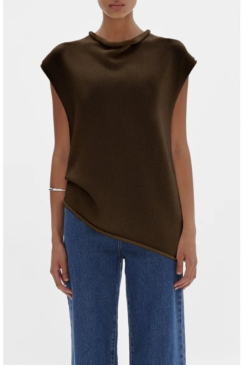 Faye Knit Top | Chocolate