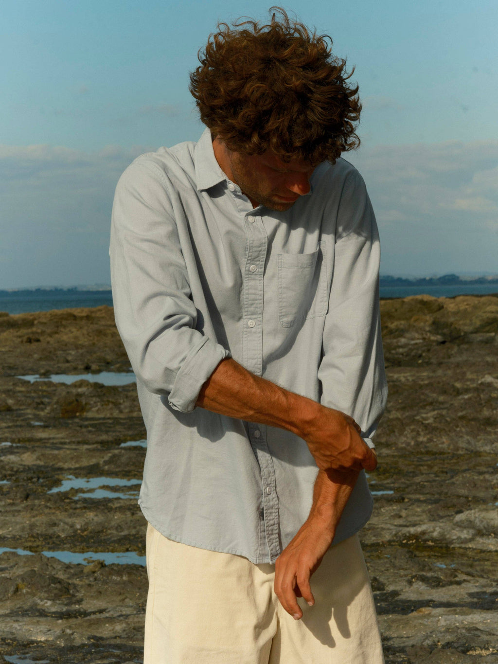 One Pocket Shirt: Jerry Blue