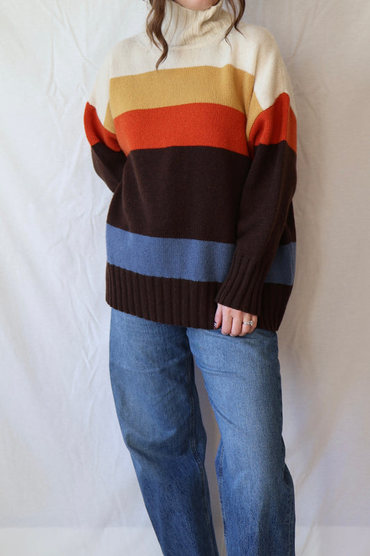 Imogen Striped Turtleneck | Multi