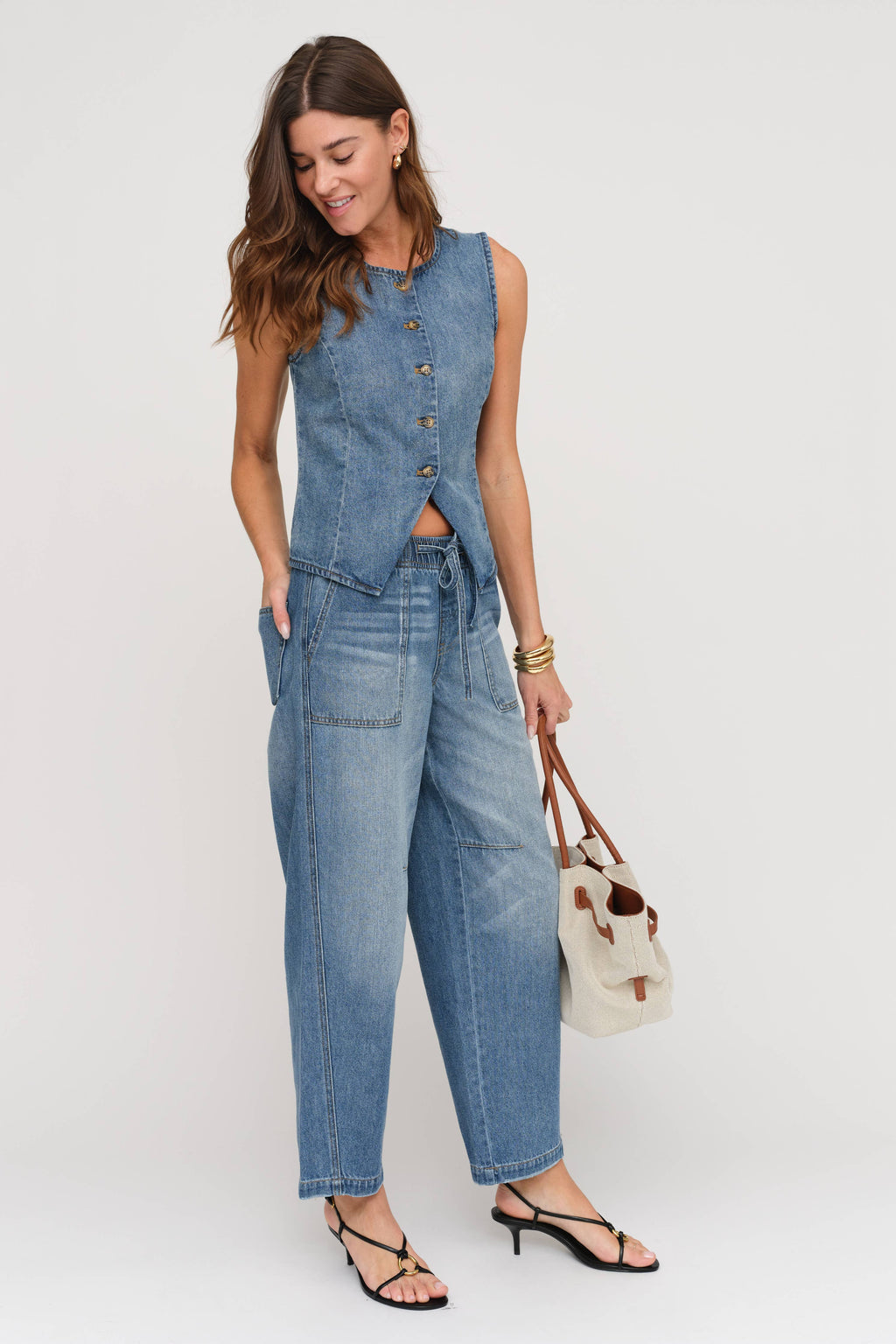 Willow High Rise Barrel Jean, Classic Vintage