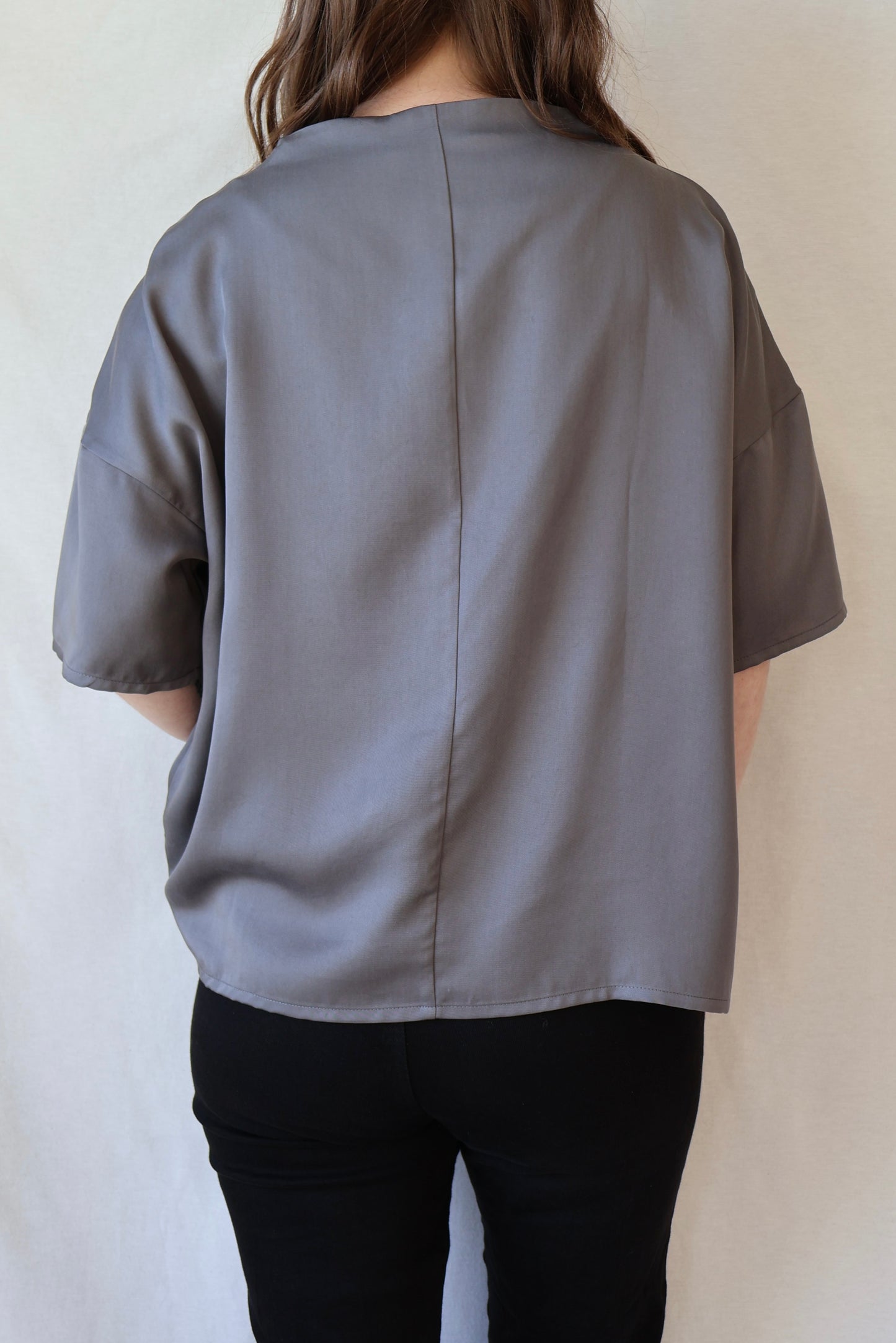 Amita Blouse | Slate Grey