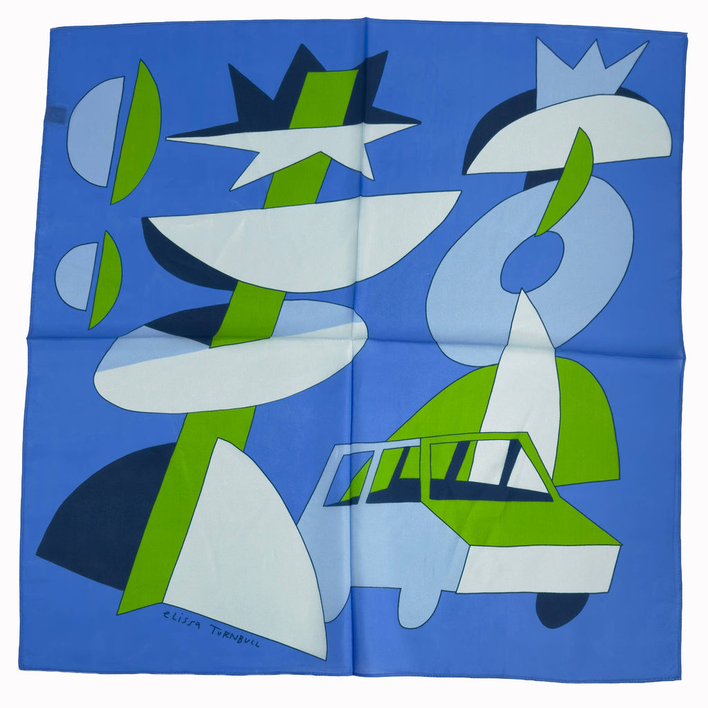 Ride On Scarf | 100% Silk Bandana |