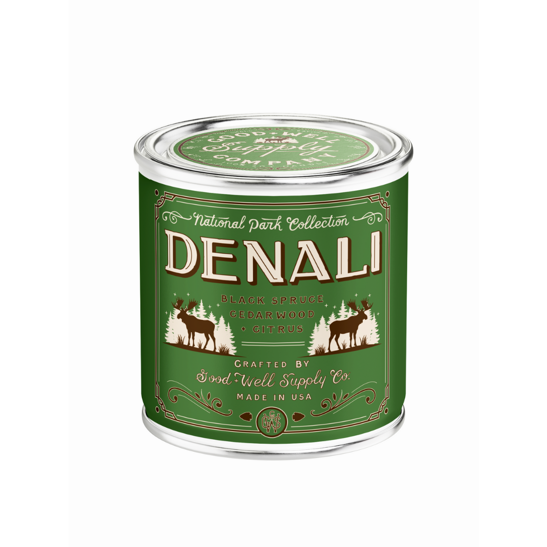 Denali National Park Candle: 1/2 Pint / Cotton Wick