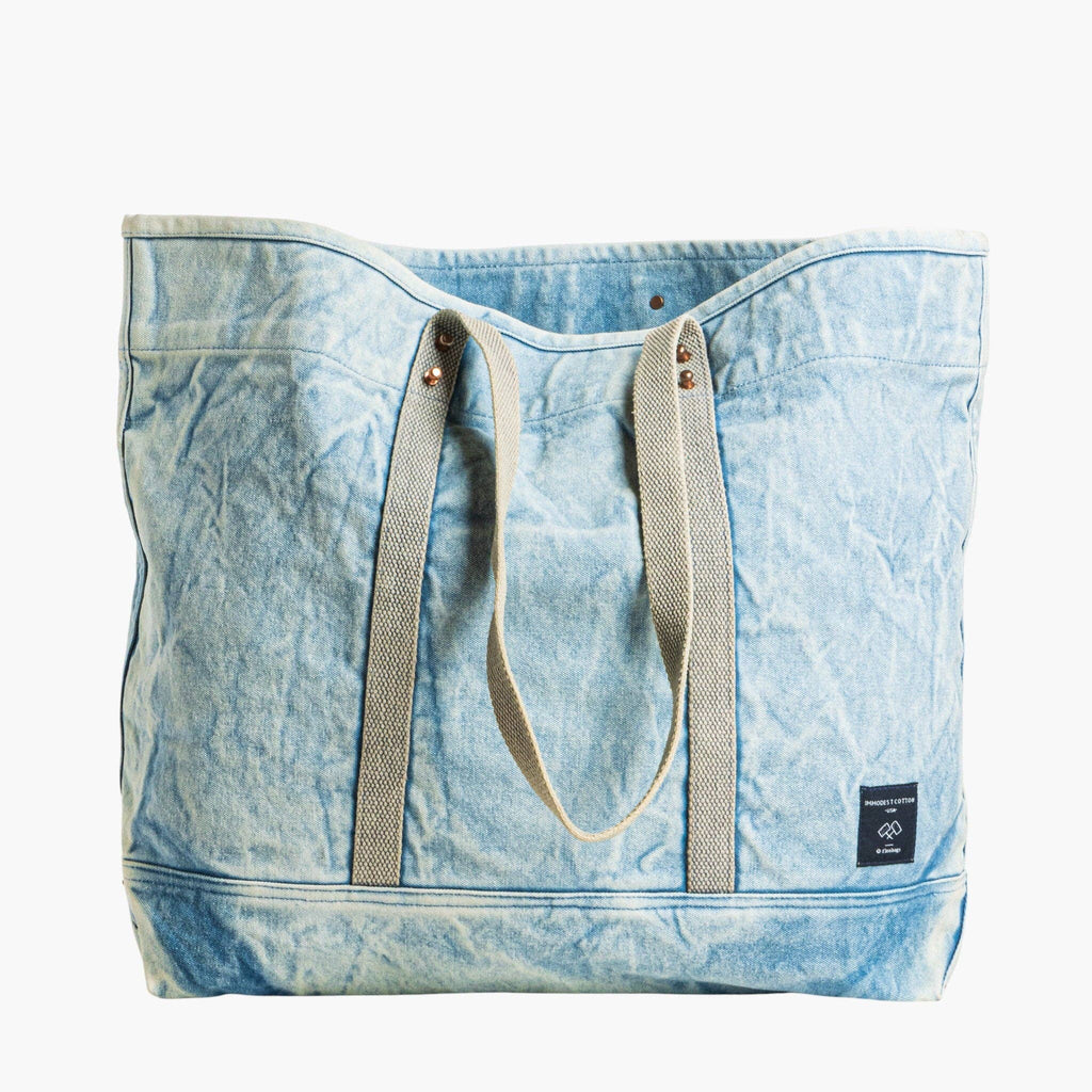 Large East West Tote | Acid Wash