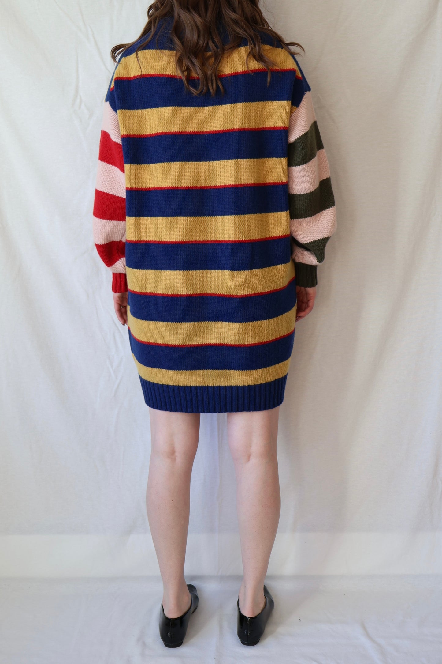 Otilia Striped Sweater Dress | Multi