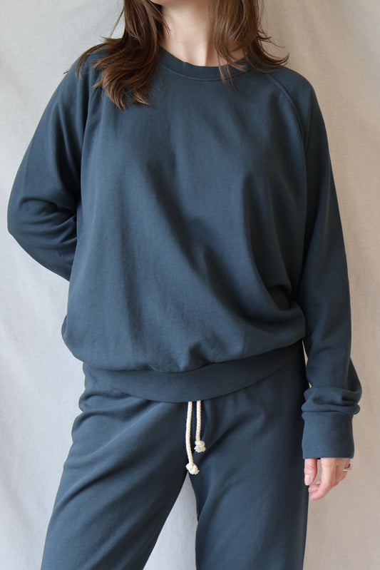 Palmer Raglan Crewneck Sweatshirt | Night