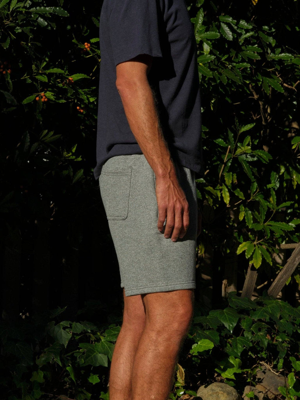 Gusset Sweatshorts | Heather Gray