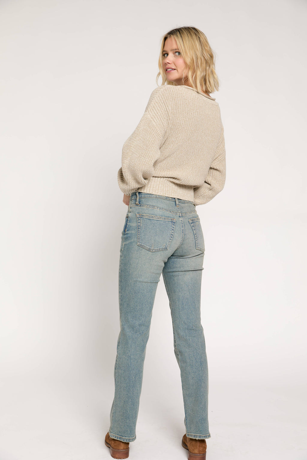 Stanley Mid Rise Bootcut Jean | 4-Year Vintage