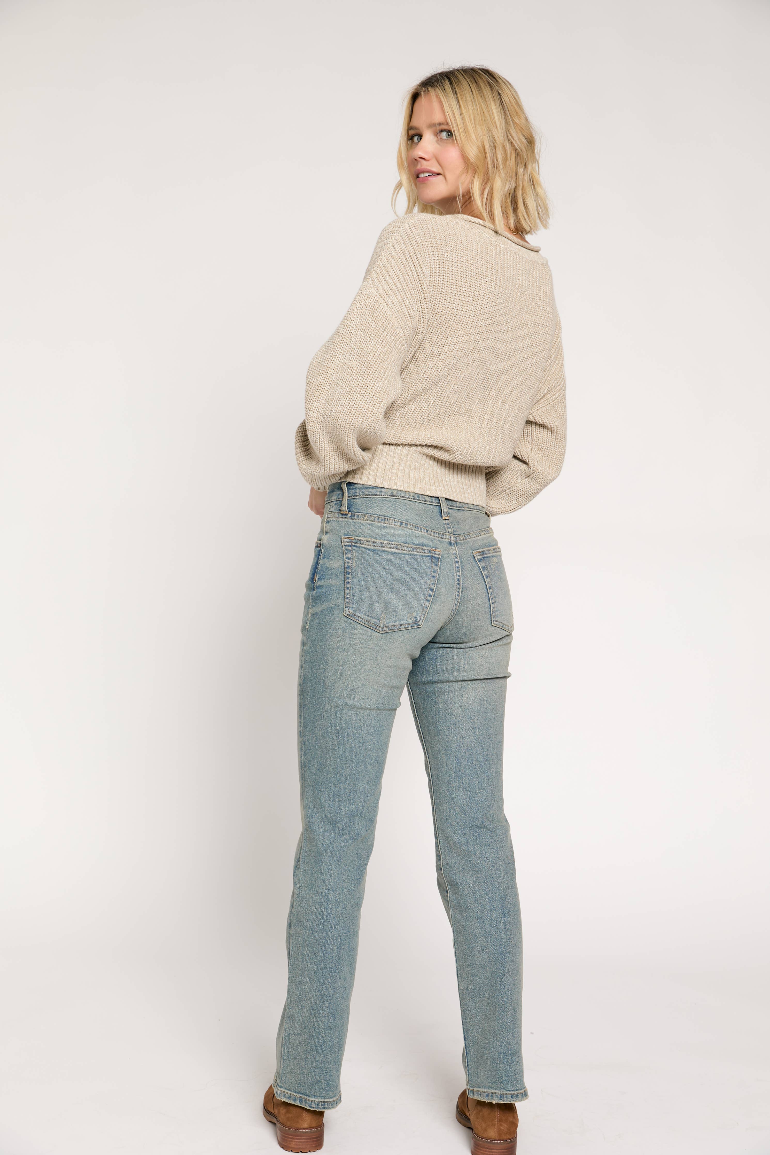 Stanley Mid Rise Bootcut Jean | 4-Year Vintage