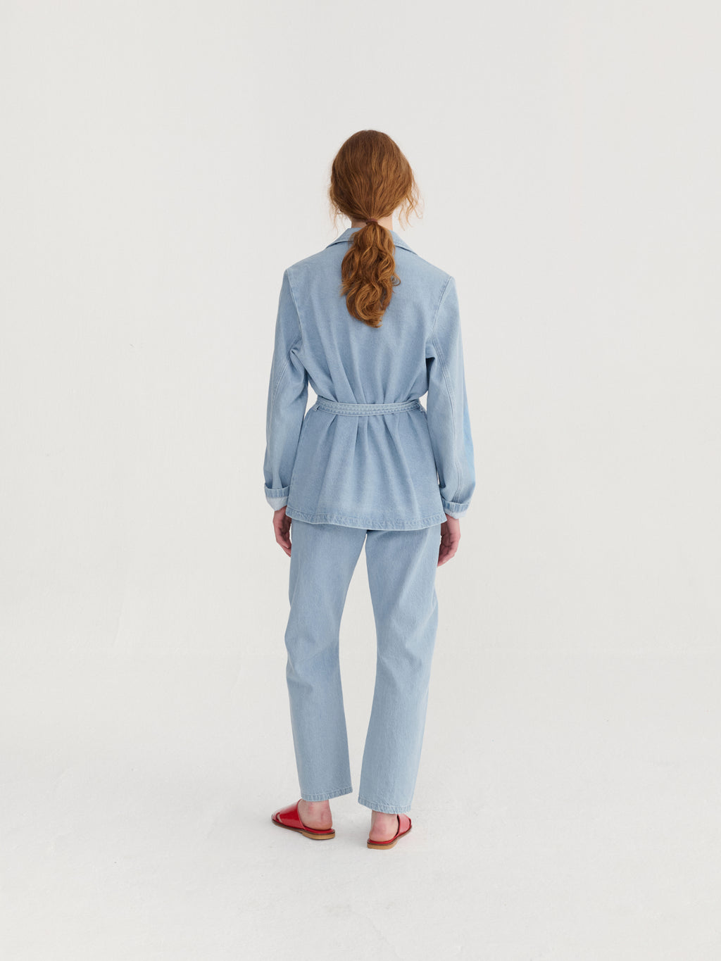 Denim Blazer | Light Blue