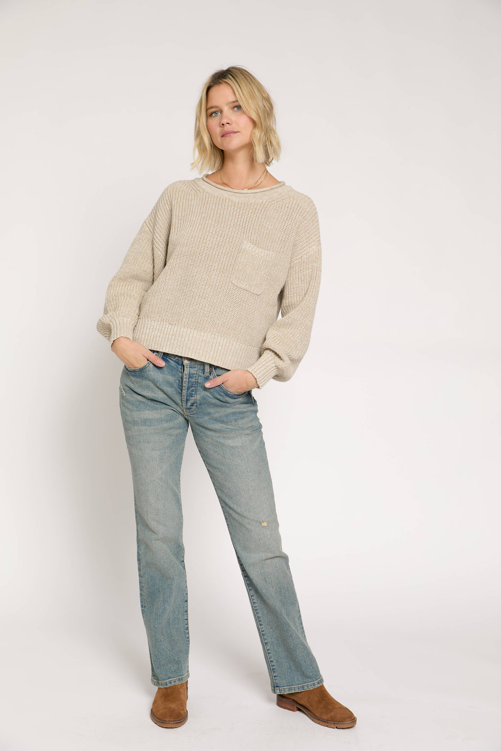 Stanley Mid Rise Bootcut Jean | 4-Year Vintage