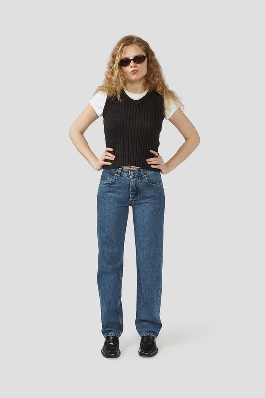 Quinn Straight Leg Jeans | Rio